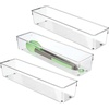 image:imageiDesign EMW6134175 Large Clear  BPAFree Plastic Clear4 x 16 x 3