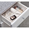 image:imageiDesign Expandable Makeup Drawer Organizer Shallow Tray for Bathroom or Vanity Storage  ClearClear  Set of 2