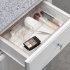 image:imageiDesign Expandable Makeup Drawer Organizer Shallow Tray for Bathroom or Vanity Storage  ClearClear