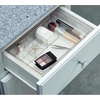 image:imageiDesign Expandable Makeup Drawer Organizer Shallow Tray for Bathroom or Vanity Storage  ClearClear
