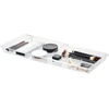 image:imageiDesign Expandable Makeup Drawer Organizer Shallow Tray for Bathroom or Vanity Storage  ClearClear