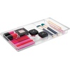 image:imageiDesign Expandable Makeup Drawer Organizer Shallow Tray for Bathroom or Vanity Storage  ClearClear