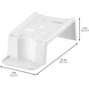 image:imageiDesign Laundry Detergent Holder Clear  Liquid Detergent Stand Laundry Room OrganizationWhite