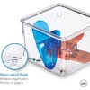 image:imageiDesign Linus Kitchen Drawer Organizer for Utensils Gadgets Tools  4 x 4 x 3 Clear  For Utensils For Gadgets For Tools4 x 4 x 3