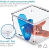 image:imageiDesign Linus Kitchen Drawer Organizer for Utensils Gadgets Tools  4 x 4 x 3 Clear  For Utensils For Gadgets For Tools4 x 4 x 3