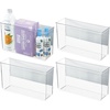 image:imageiDesign Magnetic Small Clear Plastic Organizer Bins  Laundry Room StorageLarge