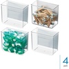 image:imageiDesign Magnetic Small Clear Plastic Organizer Bins  Laundry Room StorageSmall