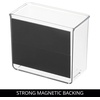 image:imageiDesign Magnetic Small Clear Plastic Organizer Bins  Laundry Room StorageSmall
