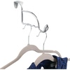 image:imageiDesign Orbinni Steel OverTheDoor Valet Storage Hook  1 x 78 x 51 Chrome
