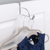 image:imageiDesign Orbinni Steel OverTheDoor Valet Storage Hook  1 x 78 x 51 Chrome