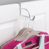 image:imageiDesign Orbinni Steel OverTheDoor Valet Storage Hook  1 x 78 x 51 Chrome