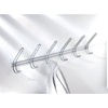 image:imageiDesign Overthe Door Rack Towel Coat Hooks Wallmount 6 Wall MountSatin