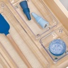 image:imageiDesign Plastic Drawer Organizer Clear  For Silverware For Spatulas For Cutlery For Gadgets MultiPurpose StoragePack of 1