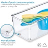 image:imageiDesign Plastic Drawer Organizer Clear  For Silverware For Spatulas For Cutlery For Gadgets MultiPurpose StoragePack of 1