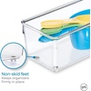 image:imageiDesign Plastic Drawer Organizer Clear  For Silverware For Spatulas For Cutlery For Gadgets MultiPurpose StoragePack of 2