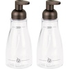 image:imageiDesign Refillable Foaming Soap Dispenser for Kitchen or Bathroom Vanity  ClearBronzeClearBronze