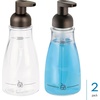 image:imageiDesign Refillable Foaming Soap Dispenser for Kitchen or Bathroom Vanity  ClearBronzeClearBronze