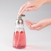 image:imageiDesign Refillable Foaming Soap Dispenser for Kitchen or Bathroom Vanity  ClearBronzeClearBrushed Nickel