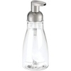 image:imageiDesign Refillable Foaming Soap Dispenser for Kitchen or Bathroom Vanity  ClearBronzeClearBrushed Nickel