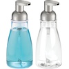image:imageiDesign Refillable Foaming Soap Dispenser for Kitchen or Bathroom Vanity  ClearBronzeClearBrushed Nickel