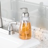 image:imageiDesign Refillable Foaming Soap Dispenser for Kitchen or Bathroom Vanity  ClearBronzeClearBrushed Nickel