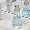 image:imageiDesign Refillable Foaming Soap Dispenser for Kitchen or Bathroom Vanity  ClearBronzeClearBrushed Nickel