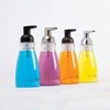 image:imageiDesign Refillable Foaming Soap Dispenser for Kitchen or Bathroom Vanity  ClearBronzeClearBrushed Nickel