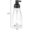 image:imageiDesign Refillable Foaming Soap Dispenser for Kitchen or Bathroom Vanity  ClearBronzePc Matte Black