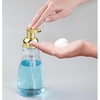image:imageiDesign Refillable Foaming Soap Dispenser for Kitchen or Bathroom Vanity  ClearBronzeSoft Brass