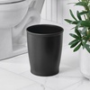 image:imageiDesign Round Bathroom Trash Can Set of 2 Bronze  For Kitchen Pantry Bathroom Office Made in USA Made in USABlack