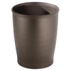 image:imageiDesign Round Bathroom Trash Can Set of 2 Bronze  For Kitchen Pantry Bathroom Office Made in USA Made in USABronze