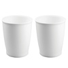 image:imageiDesign Round Bathroom Trash Can Set of 2 Bronze  For Kitchen Pantry Bathroom Office Made in USA Made in USAWhite
