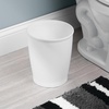 image:imageiDesign Round Bathroom Trash Can Set of 2 Bronze  For Kitchen Pantry Bathroom Office Made in USA Made in USAWhite