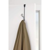 image:imageiDesign Ryland Steel OverTheDoor Triple Double Hook Storage Organizer Rack for Closets Bedrooms Bathrooms 1061 x 434 x 1039 SatinMatte Black