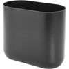 image:imageiDesign Small Slim Plastic Bathroom Trash Can Gray  Bedroom Office Desk DormCharcoal