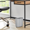 image:imageiDesign Small Slim Plastic Bathroom Trash Can Gray  Bedroom Office Desk DormGray
