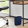 image:imageiDesign Small Slim Plastic Bathroom Trash Can Gray  Bedroom Office Desk DormNavy