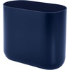 image:imageiDesign Small Slim Plastic Bathroom Trash Can Gray  Bedroom Office Desk DormNavy
