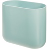 image:imageiDesign Small Slim Plastic Bathroom Trash Can Gray  Bedroom Office Desk DormSoft Aqua