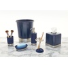 image:imageiDesign Soap Dish Matte NavyBrushed Nickel  Ceramic and Steel Bar HolderSoap Dish