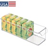 image:imageiDesign Stackable Fridge Storage Bin with Handle Clear  Ideal for Fridge and Freezer Made in USAPack of 1