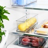 image:imageiDesign Stackable Fridge Storage Bin with Handle Clear  Ideal for Fridge and Freezer Made in USAPack of 3