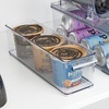 image:imageiDesign Stackable Fridge Storage Bin with Handle Clear  Ideal for Fridge and Freezer Made in USAPack of 3