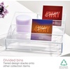 image:imageiDesign The Sarah Tanno Collection Plastic Cosmetics and Makeup Palette Organizer 7Compartment Clear 203 cm  101 cm  76 cm  7Compartment Makeup Palette Organizer5Compartment