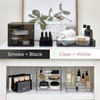 image:imageiDesign The Sarah Tanno Collection Plastic Cosmetics and Makeup Palette Organizer 7Compartment Clear 203 cm  101 cm  76 cm  7Compartment Makeup Palette Organizer5Compartment