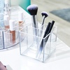 image:imageiDesign The Sarah Tanno Collection Plastic Cosmetics and Makeup Palette Organizer 7Compartment Clear 203 cm  101 cm  76 cm  7Compartment Makeup Palette Organizer4 x 4