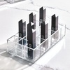 image:imageiDesign The Sarah Tanno Collection Plastic Cosmetics and Makeup Palette Organizer 7Compartment Clear 203 cm  101 cm  76 cm  7Compartment Makeup Palette Organizer8 x 4 x 2