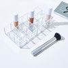 image:imageiDesign The Sarah Tanno Collection Plastic Cosmetics and Makeup Palette Organizer 7Compartment Clear 203 cm  101 cm  76 cm  7Compartment Makeup Palette Organizer8 x 4 x 2