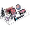 image:imageiDesign Tiered Cosmetics amp Nail Polish Organizer The Clarity Collection  1275 IN X 65IN X 375 IN Clear  13 x 65 x 346Large