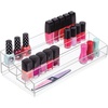 image:imageiDesign Tiered Cosmetics amp Nail Polish Organizer The Clarity Collection  1275 IN X 65IN X 375 IN Clear  13 x 65 x 346Large